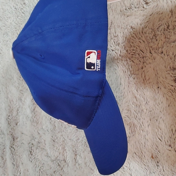 6-Panel OUTDOOR CAP Team MLB Ballcap-Royal Blue w/White Embroidered LA-EC-Sz S/M - Picture 3 of 12